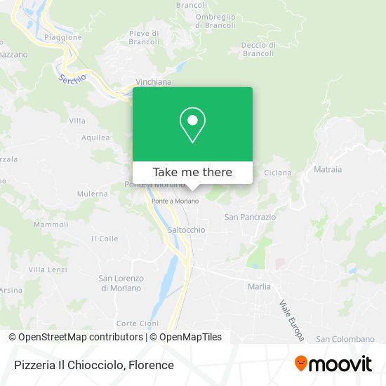Pizzeria Il Chiocciolo map