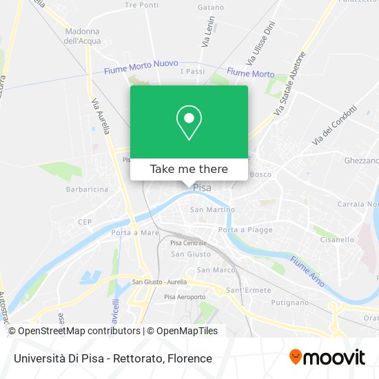 Università Di Pisa - Rettorato map