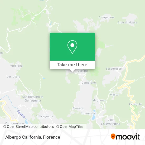 Albergo California map