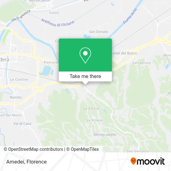 Amedei map