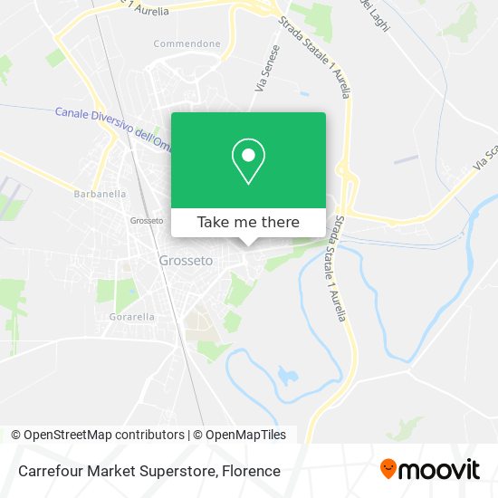 Carrefour Market Superstore map
