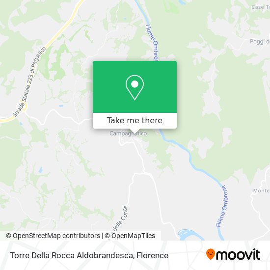 Torre Della Rocca Aldobrandesca map