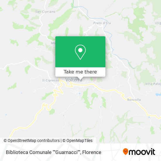 Biblioteca Comunale ""Guarnacci"" map