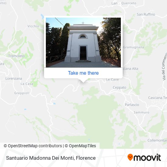 Santuario Madonna Dei Monti map