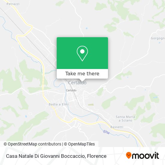 Casa Natale Di Giovanni Boccaccio map