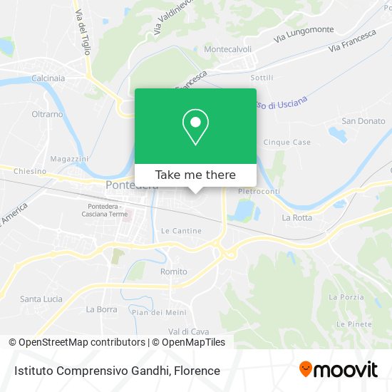 Istituto Comprensivo Gandhi map