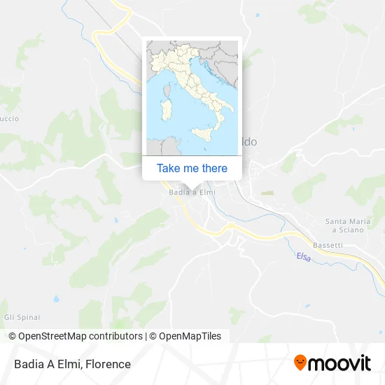Badia a Elmi map