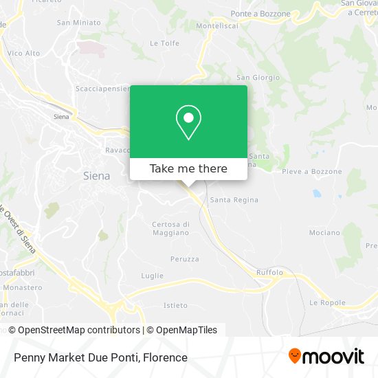 Penny Market Due Ponti map