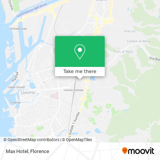 Max Hotel map