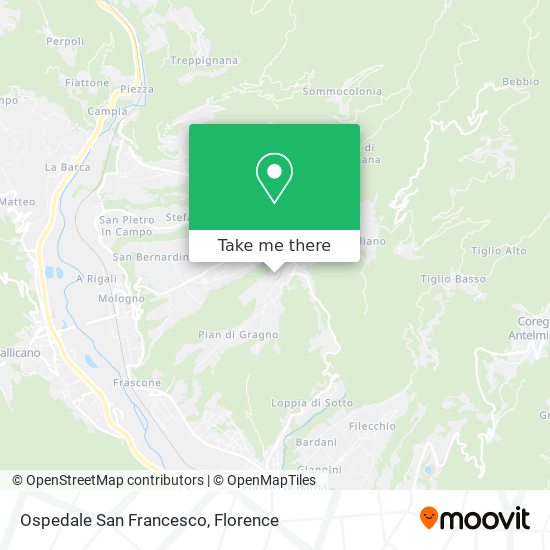 Ospedale San Francesco map
