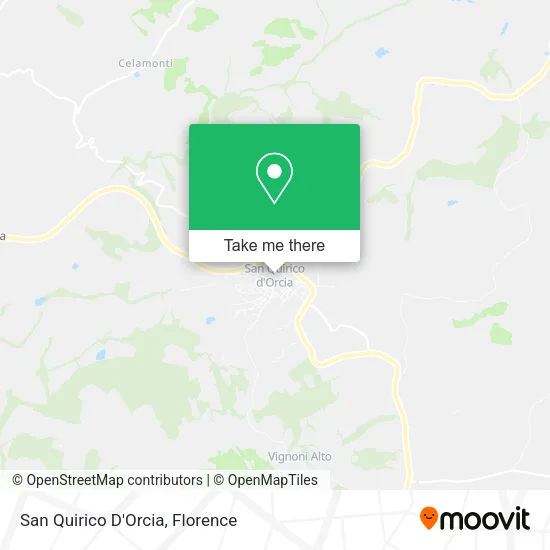 San Quirico D'Orcia map