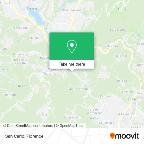San Carlo map