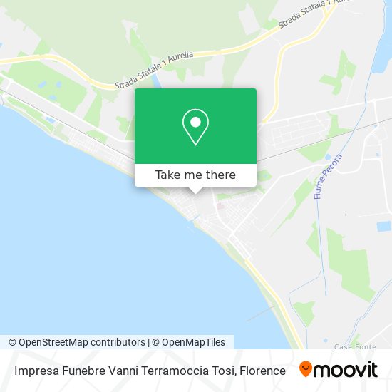 Impresa Funebre Vanni Terramoccia Tosi map