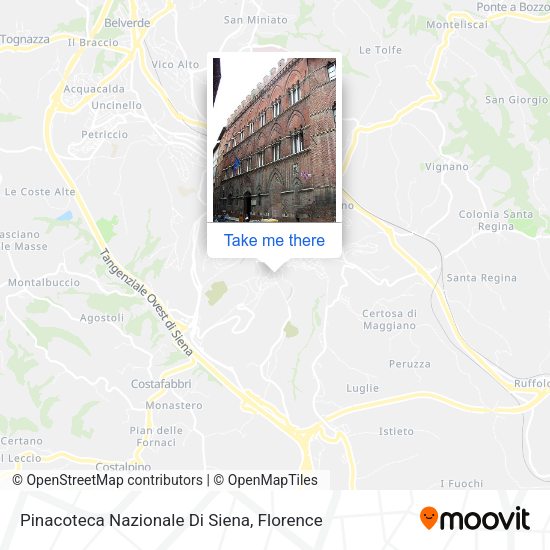 Pinacoteca Nazionale Di Siena map
