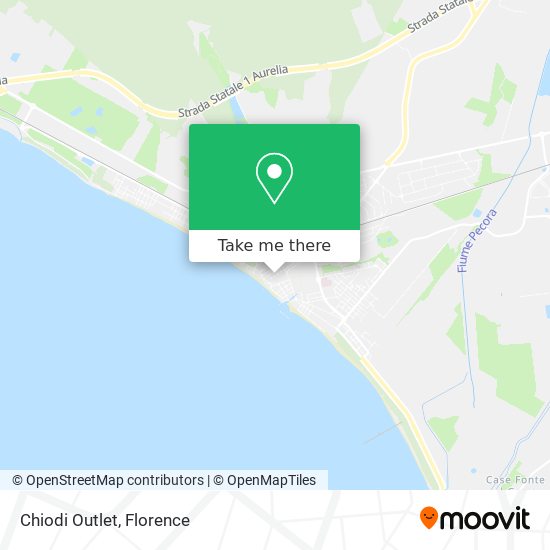 Chiodi Outlet map