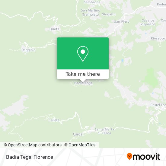 Badia Tega map