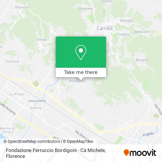 Fondazione Ferruccio Bordigoni - Cà Michele map