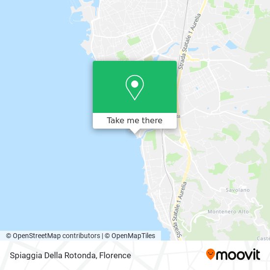 Spiaggia Della Rotonda map