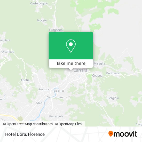 Hotel Dora map