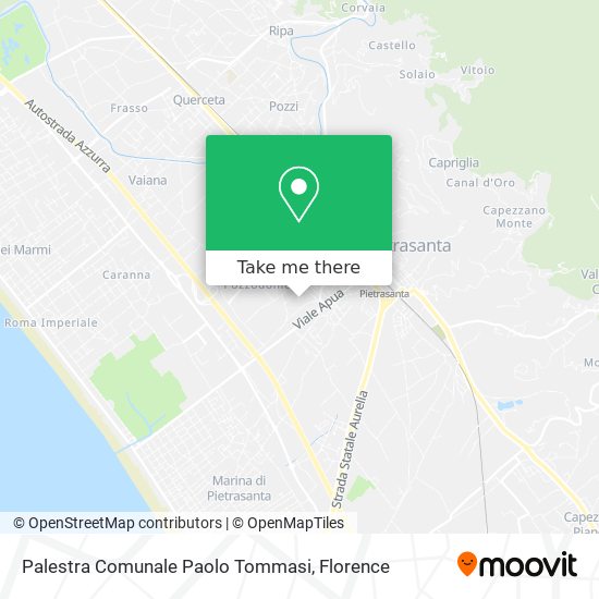 Palestra Comunale Paolo Tommasi map