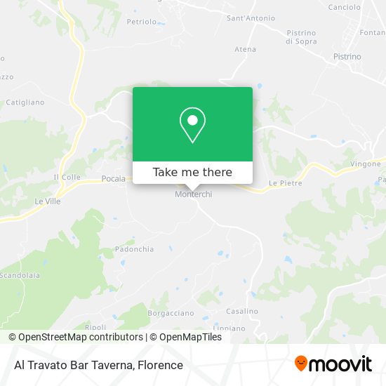 Al Travato Bar Taverna map