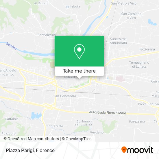 Piazza Parigi map