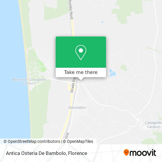 Antica Osteria De Bambolo map