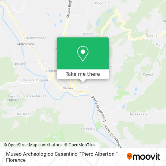 Museo Archeologico Casentino ""Piero Albertoni"" map