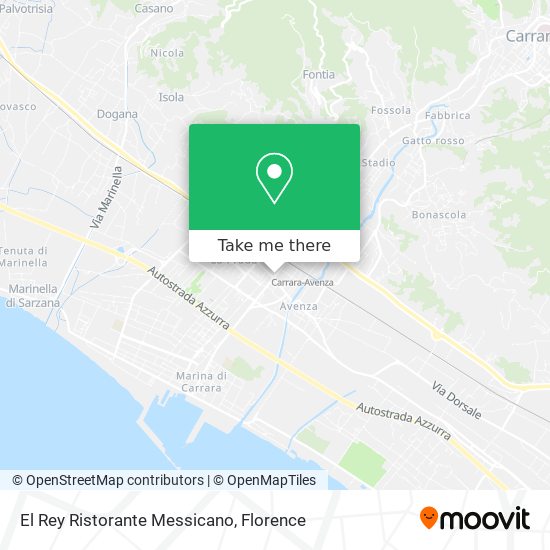 El Rey Ristorante Messicano map