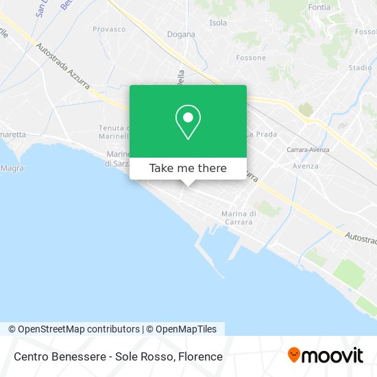 Centro Benessere - Sole Rosso map