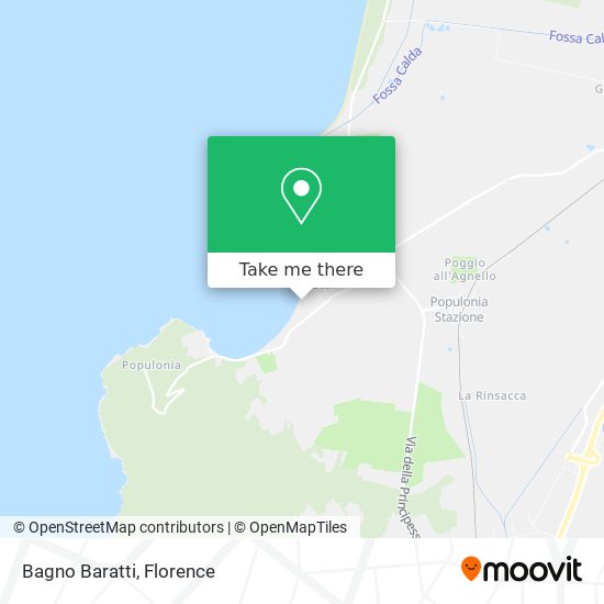 Bagno Baratti map