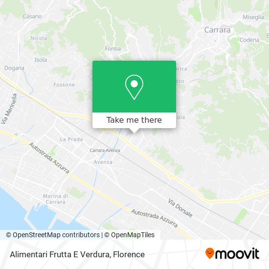 Alimentari Frutta E Verdura map