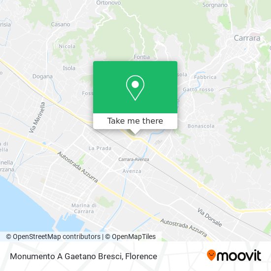 Monumento A Gaetano Bresci map