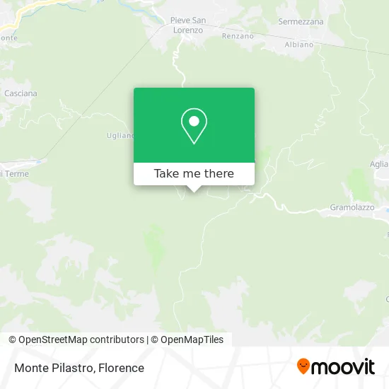 Monte Pilastro map
