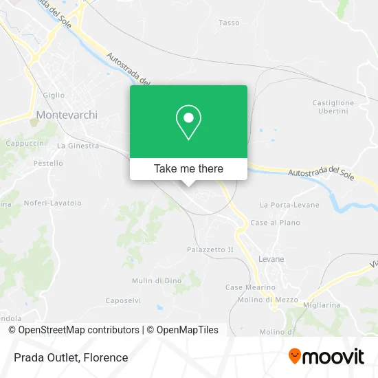Prada Outlet map
