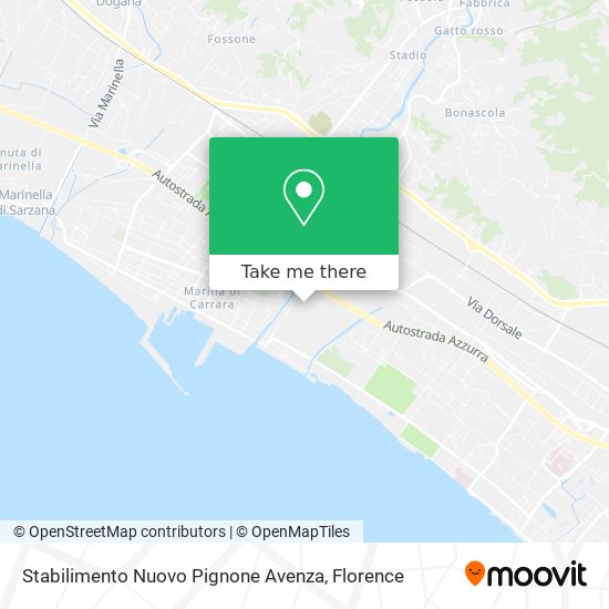 Stabilimento Nuovo Pignone Avenza map