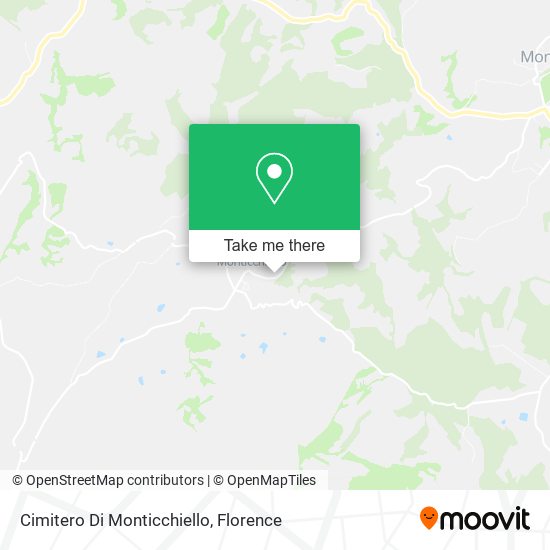Cimitero Di Monticchiello map