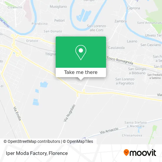 Iper Moda Factory map