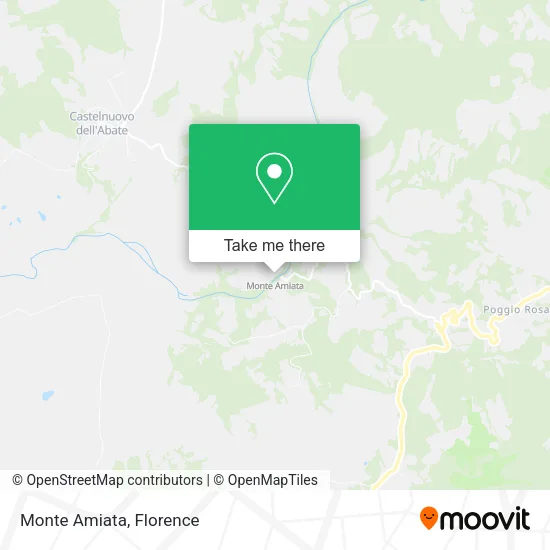 Monte Amiata map