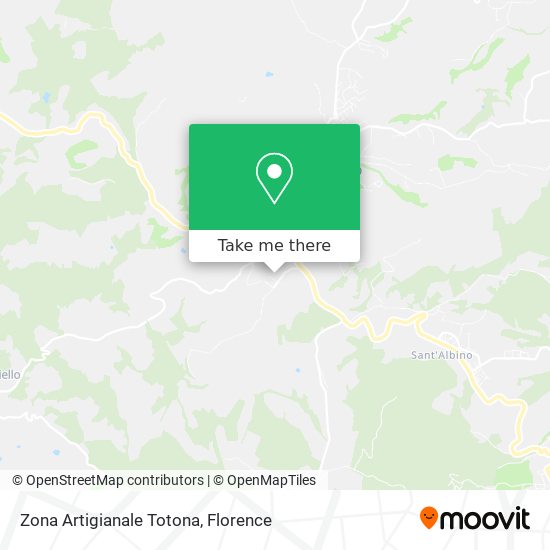 Zona Artigianale Totona map