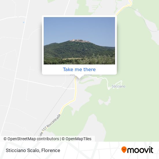 Sticciano Scalo map