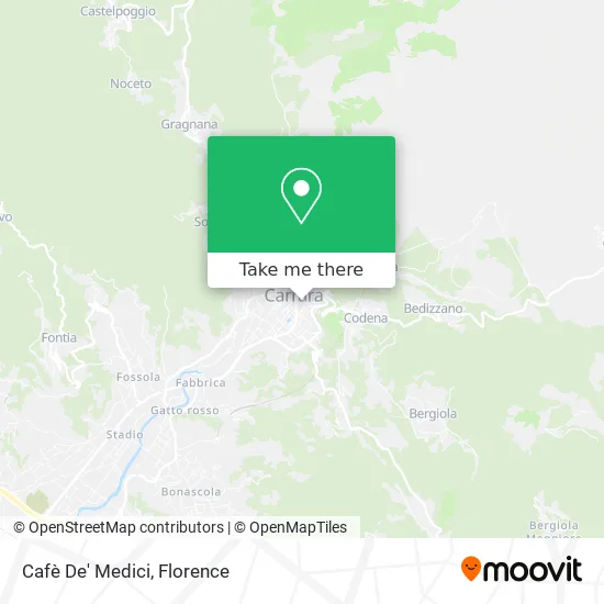 Cafè De' Medici map