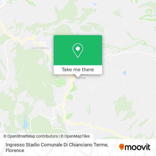 Ingresso Stadio Comunale Di Chianciano Terme map