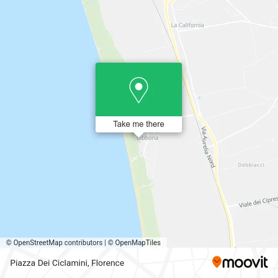 Piazza Dei Ciclamini map