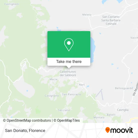 San Donato map