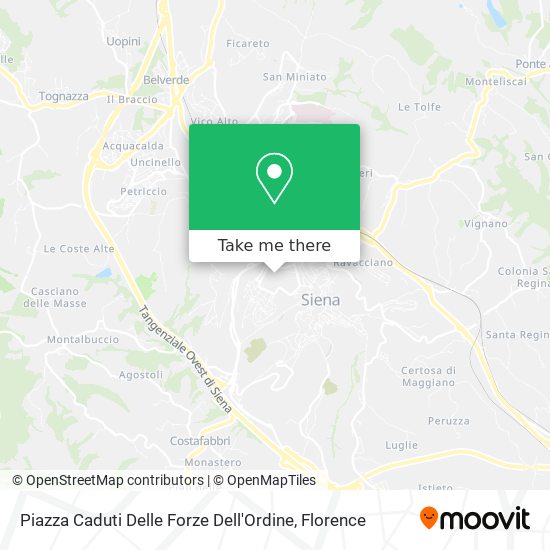 Piazza Caduti Delle Forze Dell'Ordine map