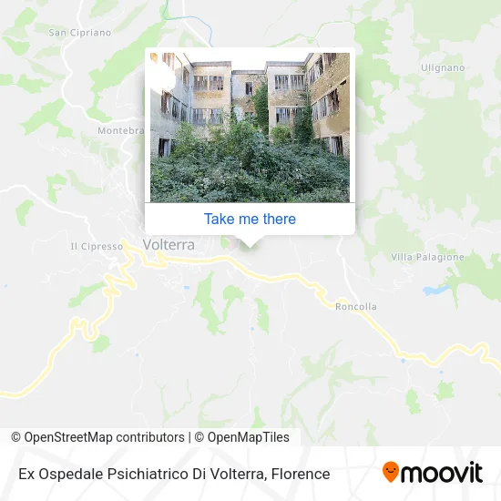 Ex Ospedale Psichiatrico Di Volterra map