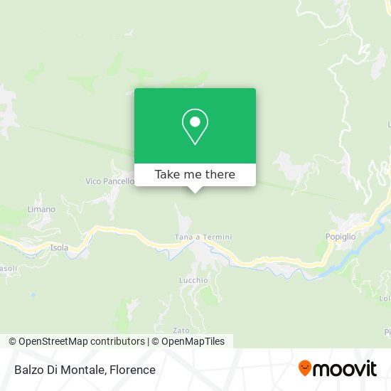 Balzo Di Montale map