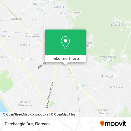 Parcheggio Bus map