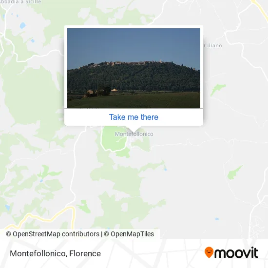Montefollonico map